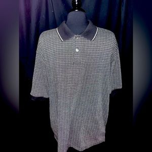 Black and White Checked Marc Edwards Polo